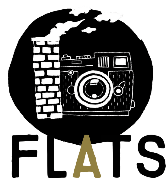 FLATS film lab logo from Houston, TX
